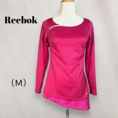 『Reebok』リーボック（Ｍ）スポーツウェア DRY 速乾 長袖 ピンク