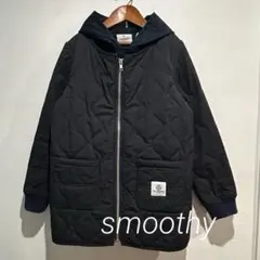 ネイビー キルティングダウンコート Lサイズ