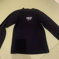 ANAP Girl ブラック 長袖カットソー Sサイズ
