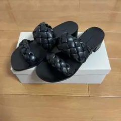 未使用　FABIO RUSCONI 35 編み込み　サンダル