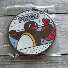 ピングー　ラバー　コースター　キーホルダー
