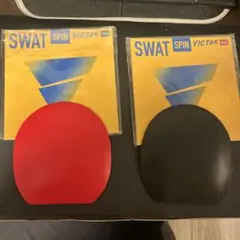 SWAT SPIN VICTAS MAX 卓球ラバー 赤 黒