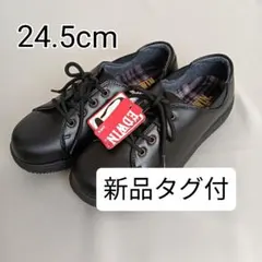 EDWINスニーカー　新品タグ付　24.5cm チェック柄　合成皮のサムネイル