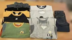 110cmまとめ売　トレーナー 5点•ロンT2点•シャツ1点•ジーパン1点セット