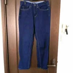 ⭐️期間限定価格⭐️GU ダークブルー ストレートデニム