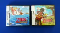 DS ソフト ゼルダの伝説 夢幻の砂時計 大地の汽笛 セット