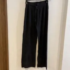 Lサイズ　UNIQLO ウォッシャブルニットリブパンツ