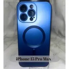 iPhone15ProMax YOOFUNブルー MagSafe対応 フィルム付