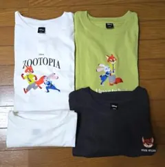 Honeys ズートピア ゆるTシャツ 4点セットのサムネイル