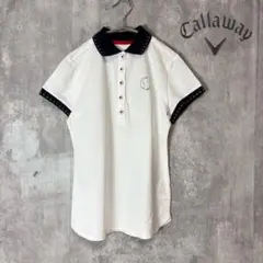 Callaway レディースゴルフポロシャツ　ラインストーンかわいい