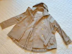 【LOUNIE】 フード付き トレンチコート ベージュ/Size 36
