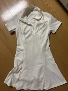 Dazy ポロシャツワンピース ホワイト Mサイズ
