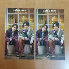 松倉海斗 松田元太 Travis Japan Myojo 厚紙 2枚 セット