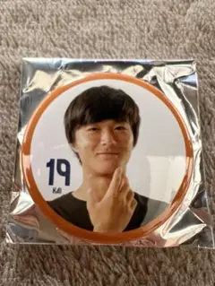 清水エスパルス　缶バッジ　松崎快選手