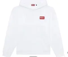 DIESEL ロゴワッペン付き パーカー メンズSサイズ