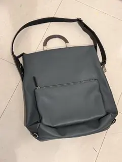 2way ショルダーバッグ グレー サークルハンドル　ear グレー