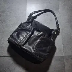 y2k leather one shoulder bag gimmickのサムネイル