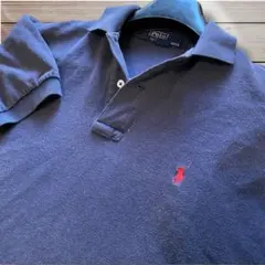 Polo by Ralph Lauren ポロシャツ 90s ネイビー Sサイズ