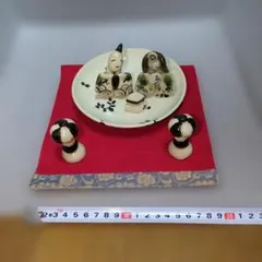 雛人形セット 陶器製 ひな祭り