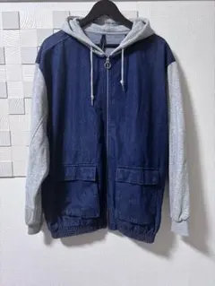 デニムフード付きジャケット Lサイズ