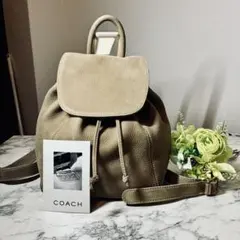 00s oldcoach コーチ　バックパック ヌバック イタリア製 4938