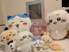 12月15日迄値下未使用ちいかわマグカップ、グルスセット他ぬいぐるみ７点。計９点