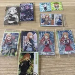紫雲清夏　葛城リーリヤ　ウエハース等カードセット　学園アイドルマスター
