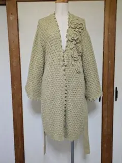 インゲボルグフラワーモチーフロングカーディガン