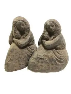 金工師　 板保次作　少女像　ブロンズ　 銅製 「おすまし」 25cm 大理石台 金工師 板保次作 少女像 ブロンズ 銅製 「おすまし」 25cm