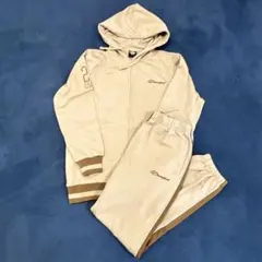 新品⭐️ DOP 裏起毛 スウェットセットアップ 2XL ベージュ GSロゴのサムネイル