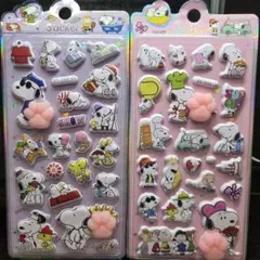 可愛いスヌーピーシールセット