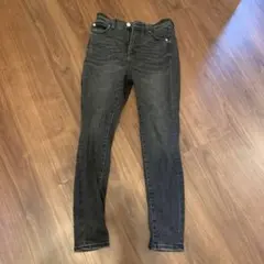 レディース スキニーデニムパンツ ブラックのサムネイル