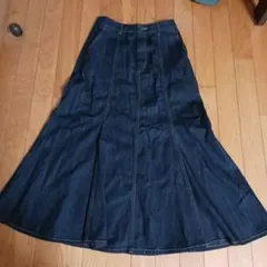 GUデニムマーメイドロングスカート