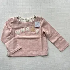 セラフ　Seraph 長袖カットソー ピンク 80cmのサムネイル