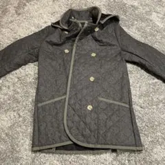 LIGNAGGIO フード付きキルティングジャケット グレー