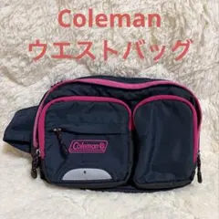 コールマン ウエストバッグ ボディバッグ ネイビー archive y2k - メルカリ