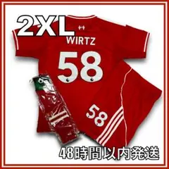 2XLサイズ 25-26 リバプール ホーム ヴィルツ ユニフォーム レプリカ