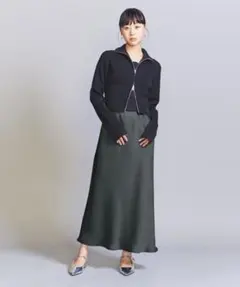 beauty&youth ポリエステル マーメイドフレアスカートのサムネイル