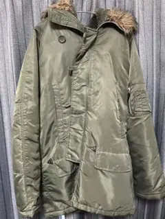 90s N3B ミリタリージャケット　オリーブグリーン