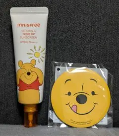 innisfreeビタミンC トーンアップ サンスクリーン プーさん ミラー付きのサムネイル