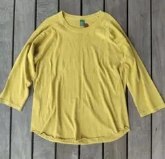 90s USA製 Good Onカットソー　MENS　L マスタード色