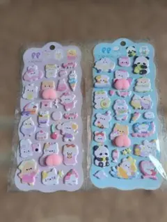 おしりシール　もちもち　ぷっくりシール　動物　①