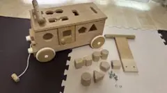 森のパズルバス 手押し車