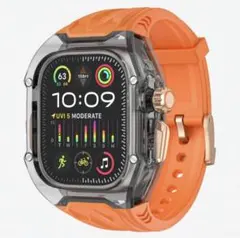 Apple Watchオレンジ シリコンバンド　44mm 45mm