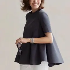 【美品】定価¥26400 セオリーリュクス 高橋リタコラボ フレアチュニック