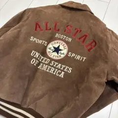 90'sビンテージ古着！CONVERSE ALL STAR 本革レザージャケット