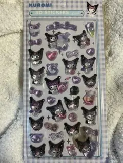 KUROMI 3D ステッカー　ボンボンドロップシール