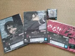 一番くじ 進撃の巨人　タオルコレクション、きゅんキャラアクリルスタンド