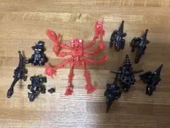 ブラックほねほねザウルス 全8種 ほねほねアシュラ レッドVer. カバヤ