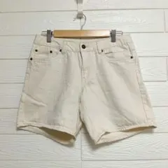 デニムショートパンツ ナチュラル 生成 M ハートマーケット 綿100%のサムネイル